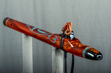 Padauk Native American Flute, Minor, Mid G-4, #K11K (3)
